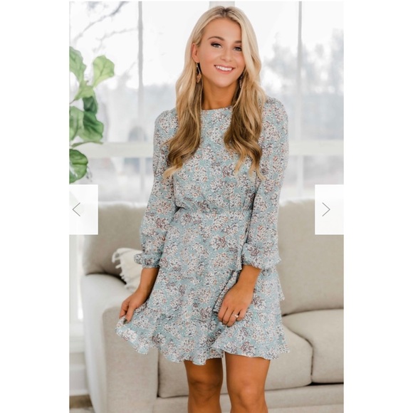 Pink Lily Dresses & Skirts - Floral Casual Dress